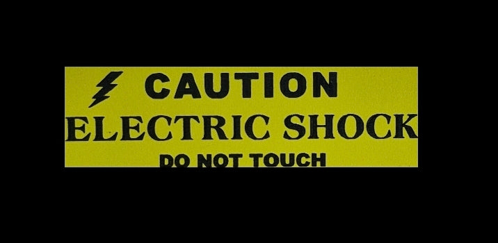 CAUTION ELECTRIC SHOCK