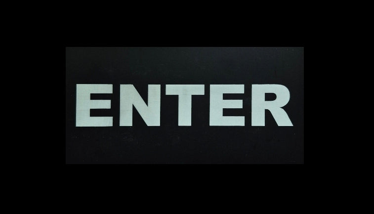 ENTER sign
